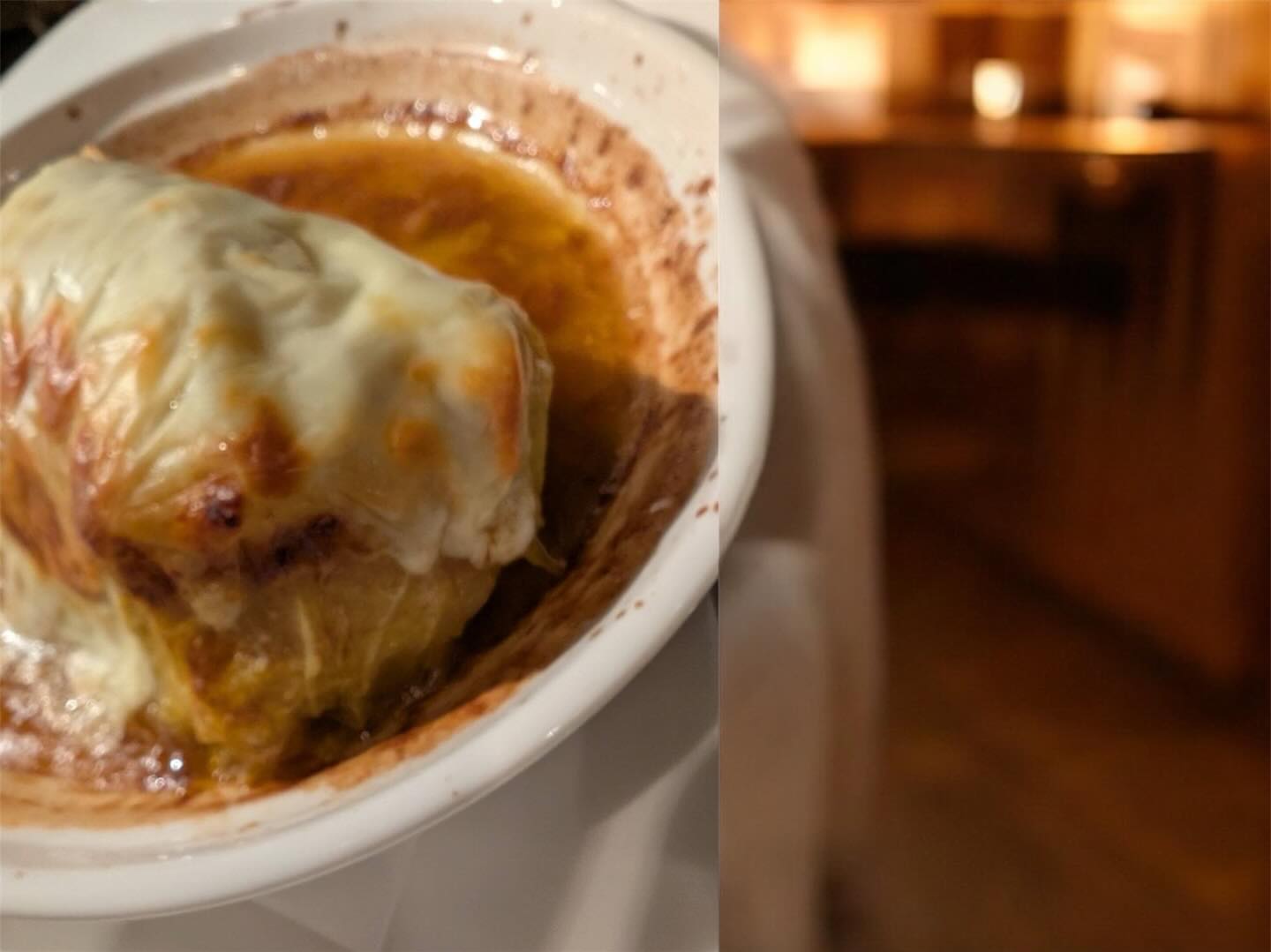 先日厨房で仕込みをしていると
サトウ様から御予約のお電話
何も考えずカレンダーに記入ました
当日ご来店くださったのは
思いもしなかった高校の同級生
サプライズ大成功️
見事にやられました
お店を始めてから
日々実感している事だけど…
この夜は改めて
人に支えられて生きてるんだなって
心の真ん中に突き刺さった夜でした
新メニューの
【焼きロールキャベツ】
肉タネに白米を練り込み
カレー麹で煮込んだあと
チーズをトッピングして焼きあげる
食べ応えのある逸品です
リクエストの多い【豚の角煮】
良い酒粕が入ったので
大量に仕込みました
酒粕にはビタミンBやアミノ酸が
多く含まれており
肌の新陳代謝を促進
美肌効果が期待できます
酵母エキスが肌を整え保湿効果があり
抗酸化作用の高いポリフェノールによる
シミシワ予防や
酒粕ペプチドが血圧の上昇を抑え
冷え性改善にも貢献
不溶性食物繊維やオリゴ糖が
腸の蠕動運動を促進し
整腸作用をもたらします
吸収されずに大腸まで届く
レジスタントプロテインが
善玉菌を増やしコレステロールや
血糖値を下げる役割もあり
摂らない理由がないくらい
効果の高い食材なんですよ
厚切り大根と共に
明日以降仕上がり予定
是非ご賞味くださいませ